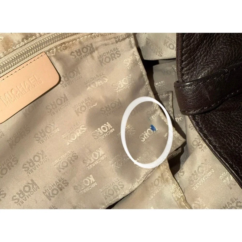 Michael Kors Brown Leather Shoulder Bag